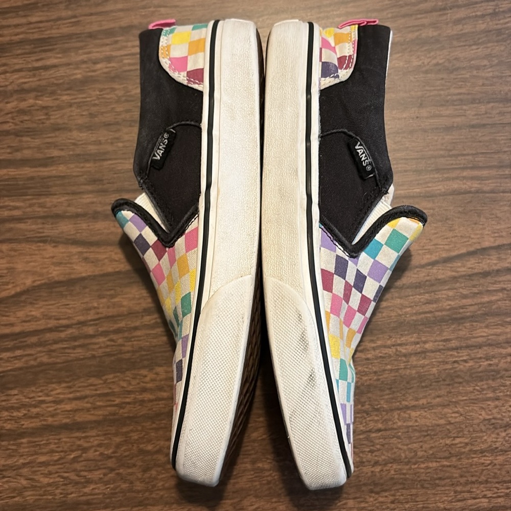 Vans Multicolored Checkered Missy 5 Slip On Shoes - Picture 4 of 7